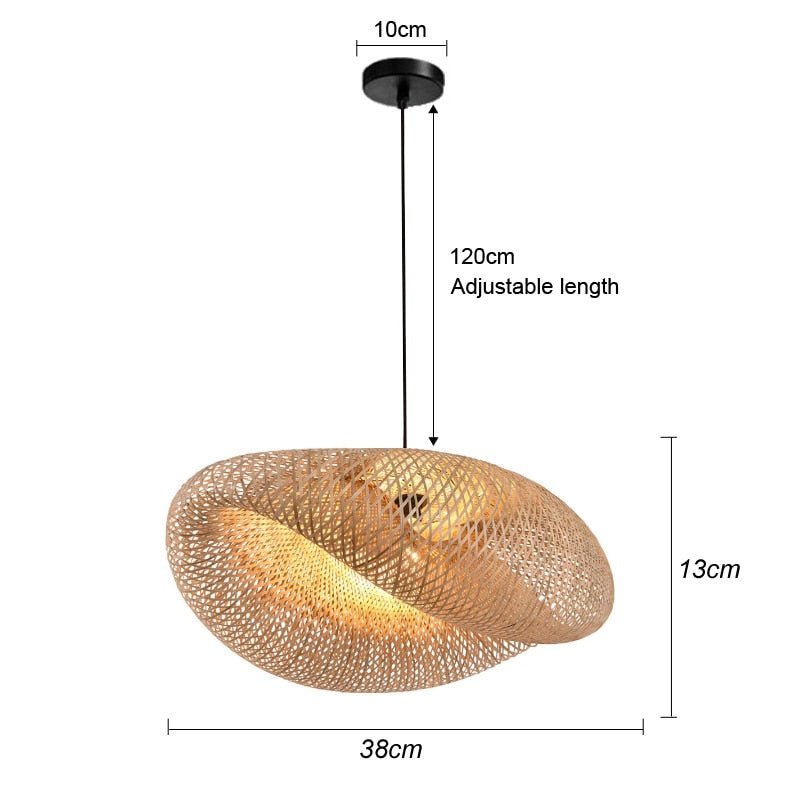 Handmade Natural Bamboo Chandelier